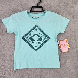 Unisex kids Blue JZD Vibras Bonita Shirt Short Sleeve Latino Heritage 4T